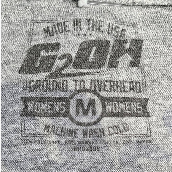 Gray Short Sleeve Tee with 'Barbells Are Magical' Print - Picture 3 of 5